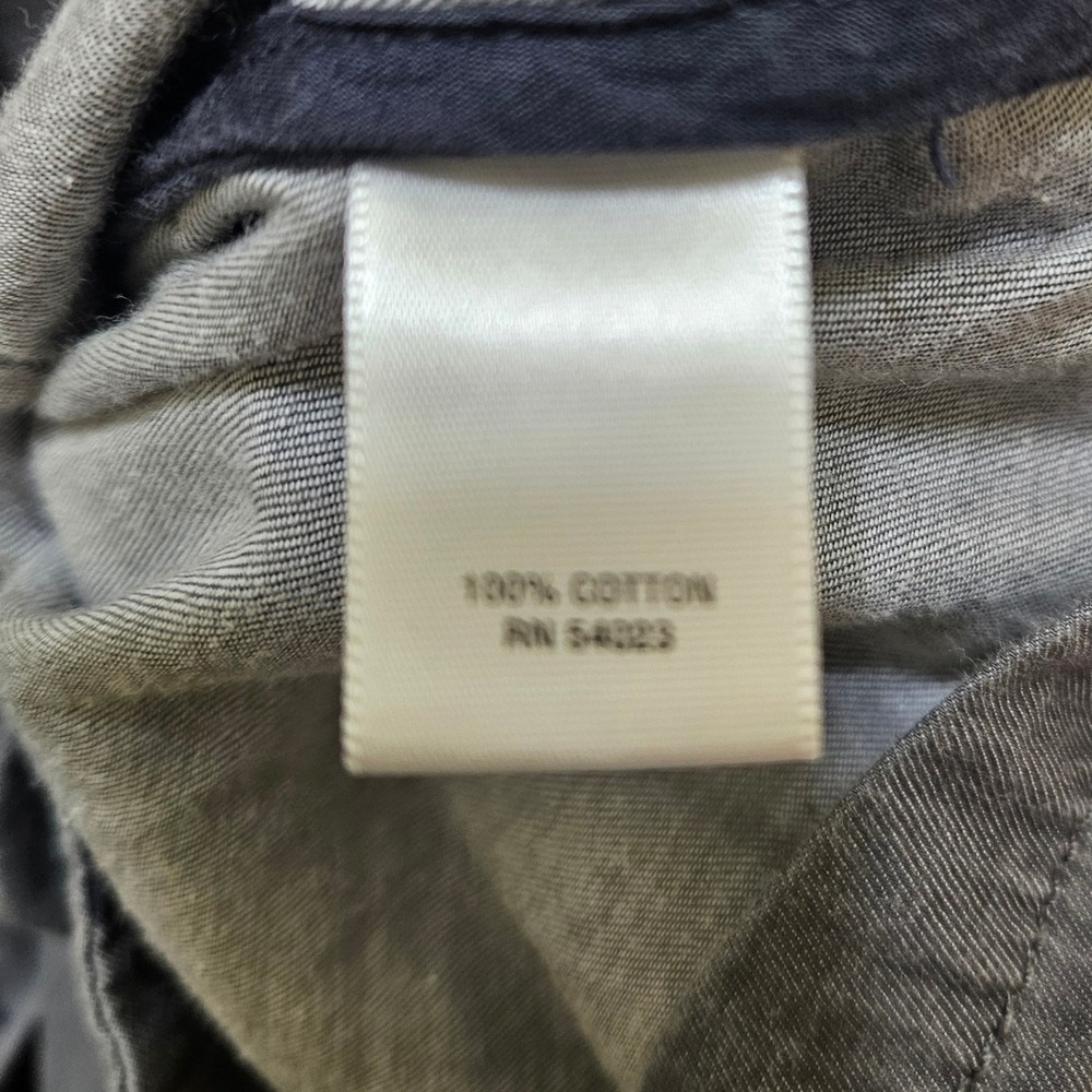 Banana Republic Women's Gray Cotton Utility Anorak Jacket with Hood - M - Picture 6 of 13